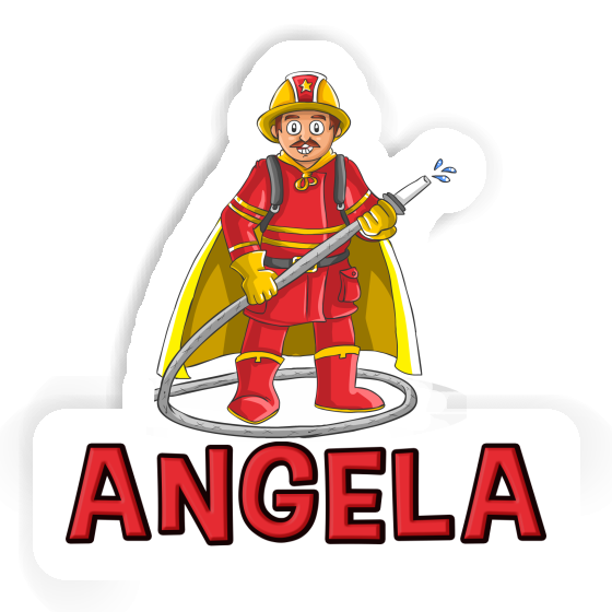 Autocollant Angela Pompier Image