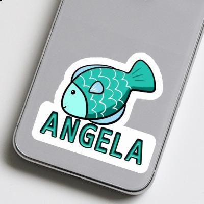 Sticker Angela Fisch Laptop Image