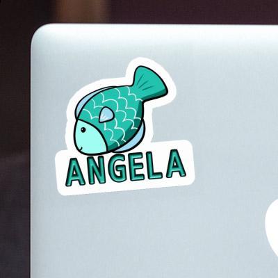 Sticker Angela Fish Gift package Image