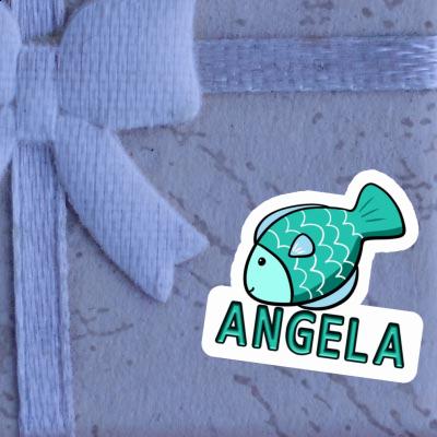 Sticker Angela Fisch Gift package Image