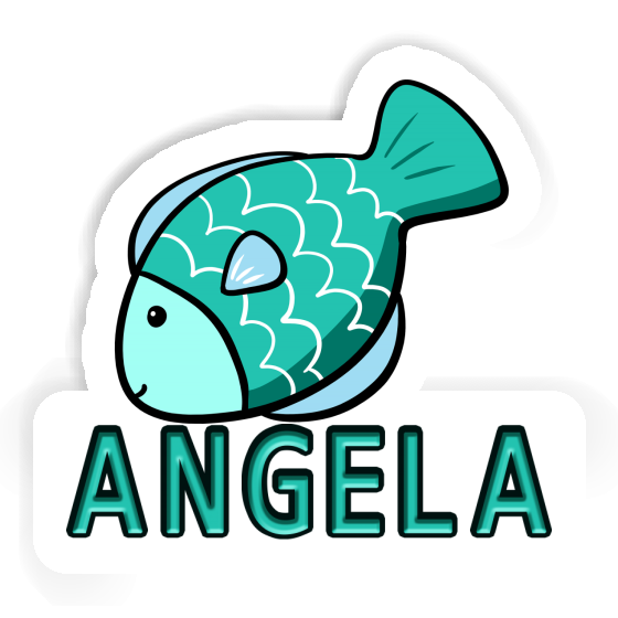 Sticker Angela Fisch Laptop Image