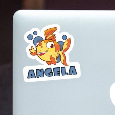 Fish Sticker Angela Laptop Image