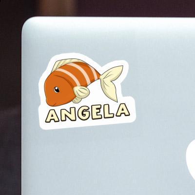 Sticker Angela Fish Laptop Image