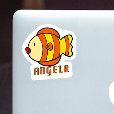 Angela Sticker Fish Notebook Image