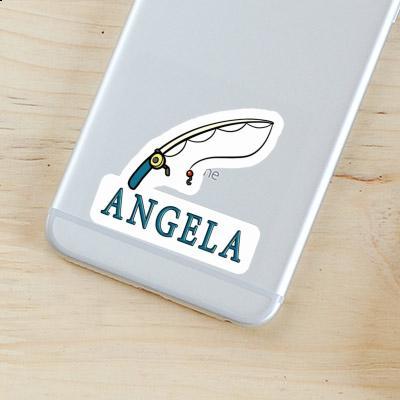 Sticker Angela Fishing Rod Notebook Image