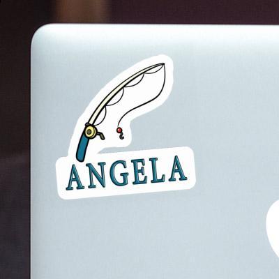 Aufkleber Angela Angelrute Notebook Image
