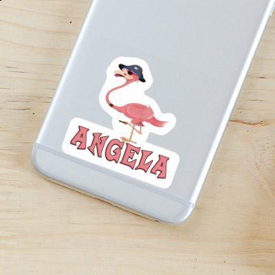 Angela Sticker Flamingo Notebook Image