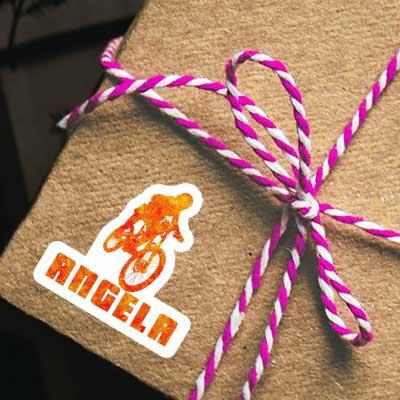 Freeride Biker Sticker Angela Image