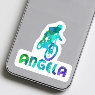 Autocollant Freeride Biker Angela Notebook Image