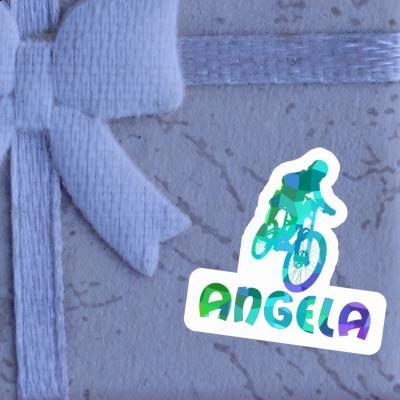 Sticker Angela Freeride Biker Notebook Image