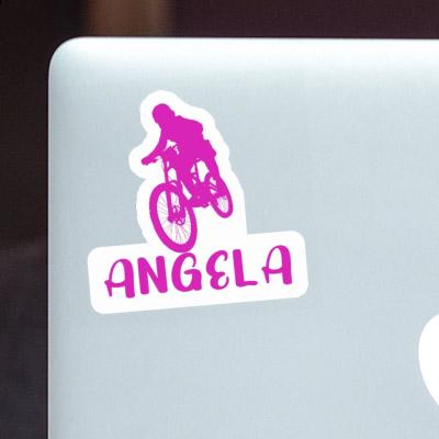 Sticker Freeride Biker Angela Image