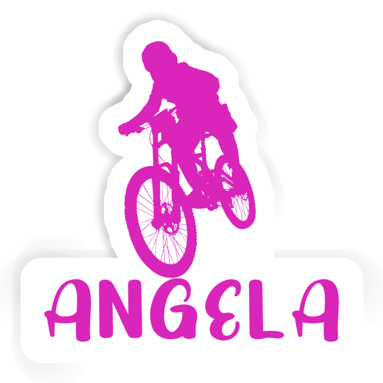 Autocollant Angela Freeride Biker Notebook Image