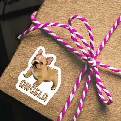 Aufkleber Angela Bulldogge Gift package Image