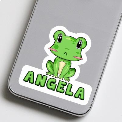 Angela Sticker Frog Notebook Image