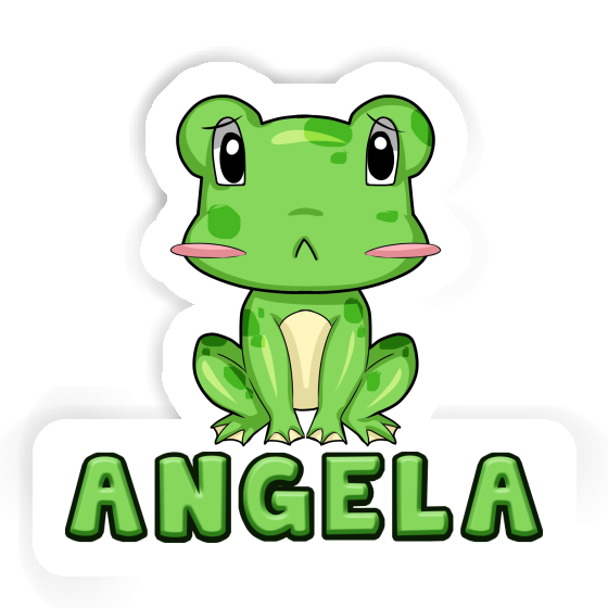 Frosch Sticker Angela Image
