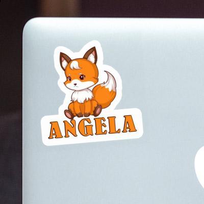 Angela Sticker Fox Notebook Image