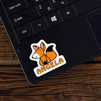 Angela Sticker Fox Laptop Image