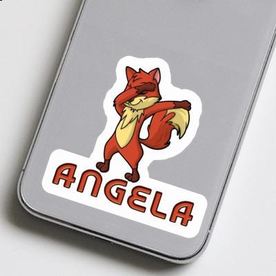 Sticker Angela Dabbing Fox Gift package Image