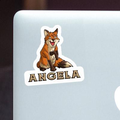 Fuchs Aufkleber Angela Laptop Image