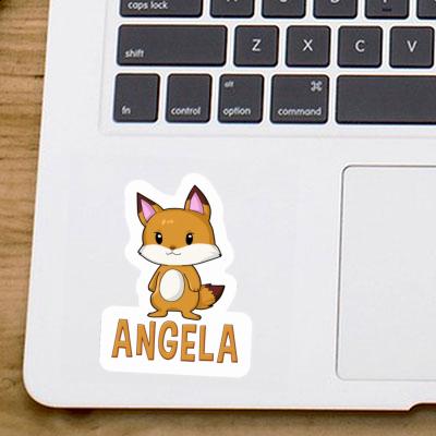 Fuchs Aufkleber Angela Laptop Image