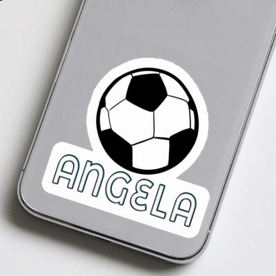 Sticker Soccer Angela Laptop Image