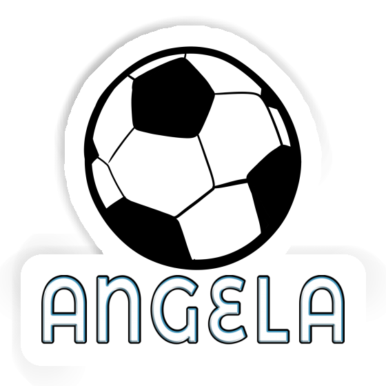 Ballon de foot Autocollant Angela Notebook Image