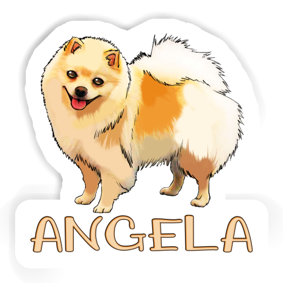German Spitz Sticker Angela Image