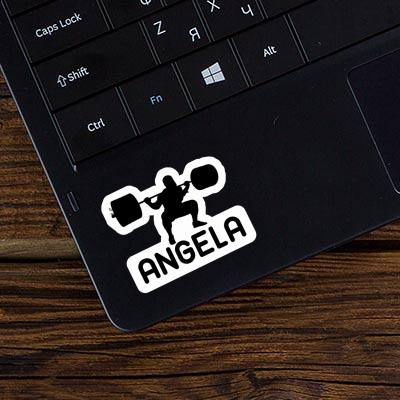 Gewichtheber Sticker Angela Gift package Image