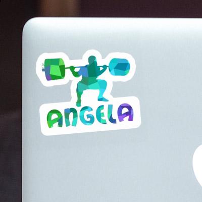 Sticker Angela Weightlifter Notebook Image