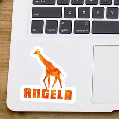 Angela Sticker Giraffe Laptop Image