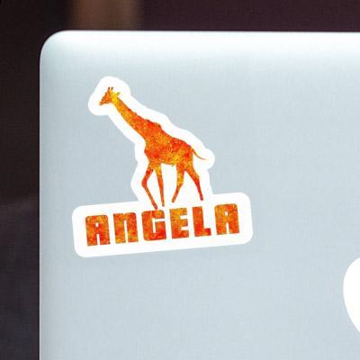 Sticker Angela Giraffe Notebook Image