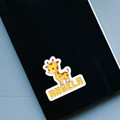 Giraffe Sticker Angela Laptop Image