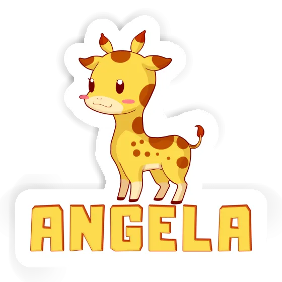 Sticker Giraffe Angela Notebook Image