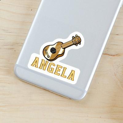 Autocollant Guitare Angela Notebook Image