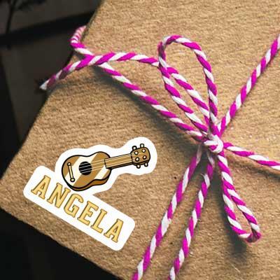 Angela Sticker Guitar Image