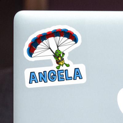 Sticker Angela Paraglider Laptop Image