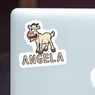 Angela Sticker Goat Image