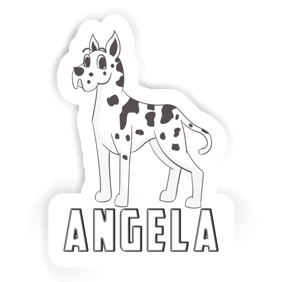 Great Dane Sticker Angela Image