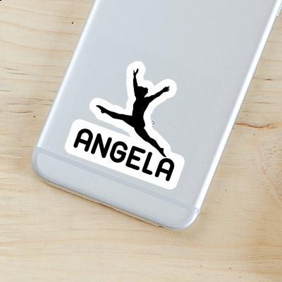 Sticker Gymnastin Angela Laptop Image