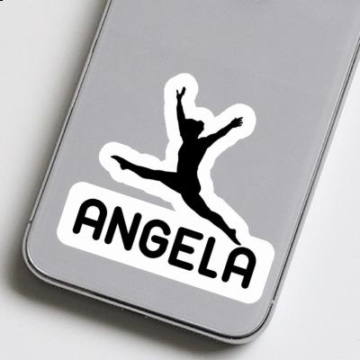 Autocollant Angela Gymnaste Notebook Image