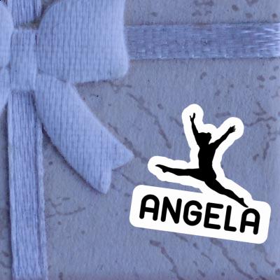 Sticker Gymnastin Angela Notebook Image