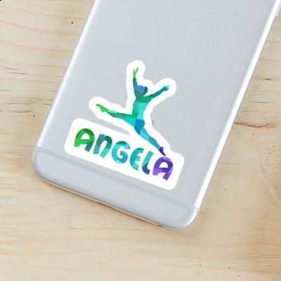 Gymnast Sticker Angela Notebook Image