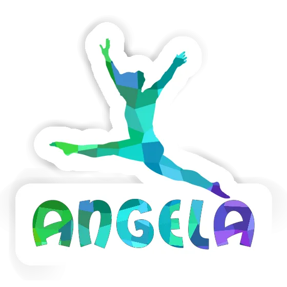 Angela Aufkleber Gymnastin Gift package Image