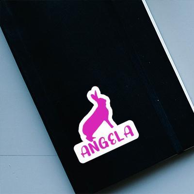 Angela Autocollant Lapin Notebook Image