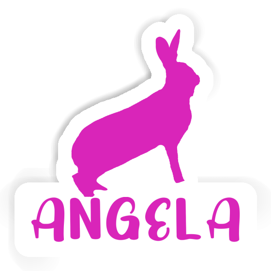 Angela Autocollant Lapin Image