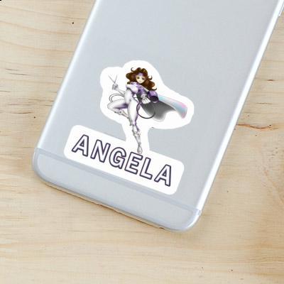 Angela Sticker Frisörin Notebook Image