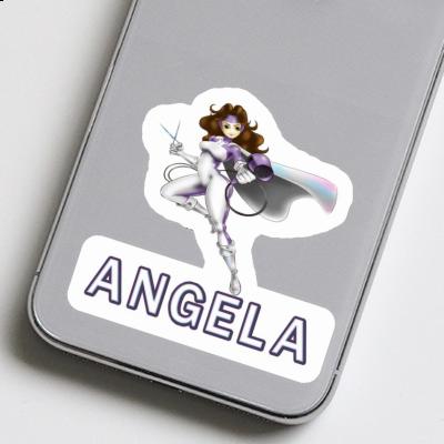 Angela Sticker Frisörin Notebook Image