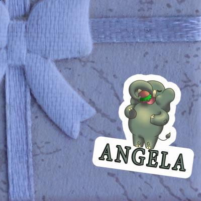 Sticker Angela Elephant Gift package Image