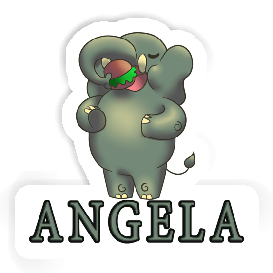 Angela Autocollant Éléphant Image