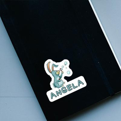 Hare Sticker Angela Laptop Image